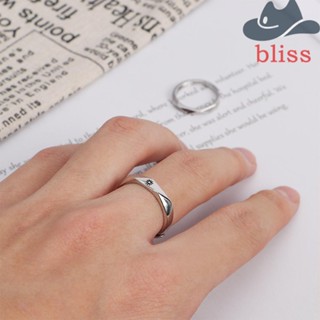 Bliss แหวนนิ้วมือ เครื่องประดับแฟชั่น อินเทรนด์ งานแต่งงาน ปาร์ตี้ ผู้หญิง ผู้ชาย 1 คู่ เครื่องประดับคู่