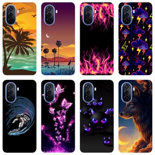 เคสโทรศัพท์ซิลิโคน TPU แบบนิ่ม ลายเพ้นท์ สําหรับ Huawei Nova Y71 Huawei NovaY71