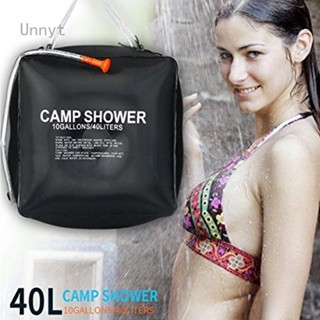 Unnyt กระเป๋าเก็บแชมพูอาบน้ํา 40 ลิตร สําหรับตั้งแคมป์กลางแจ้ง