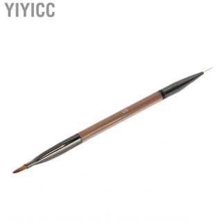 Yiyicc Painting Nail Art Brush Transparent Brown Brushes for Salon