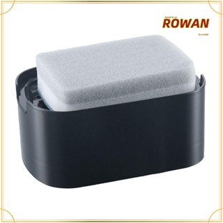 Rowans 2-in-1 เครื่องปั๊มสบู่เหลว แบบใช้มือกด สีดํา ขาว 2-in-1