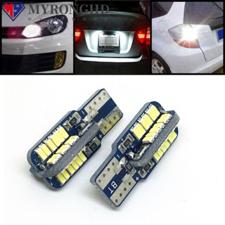 Myronghd หลอดไฟติดป้ายทะเบียนรถยนต์ 48SMD 3014 12V COB 2 ชิ้น