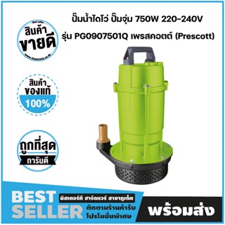 ปั๊มน้ำไดโว่ ปั๊มจุ่ม 750W 220-240V รุ่น PG0907501Q เพรสคอตต์ (Prescott)