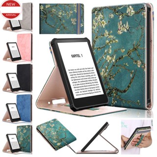 เคสแท็บเล็ตหนัง ฝาพับ พร้อมขาตั้ง สําหรับ Amazon Kindle 11th Gen 2022 6.0 นิ้ว