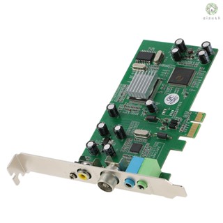 [DZ] การ์ดจูนเนอร์ PCI-E MPEG วิดีโอ DVR PAL BG PAL I NTSC SECAM PC PCI-E มัลติมีเดีย พร้อมรีโมต