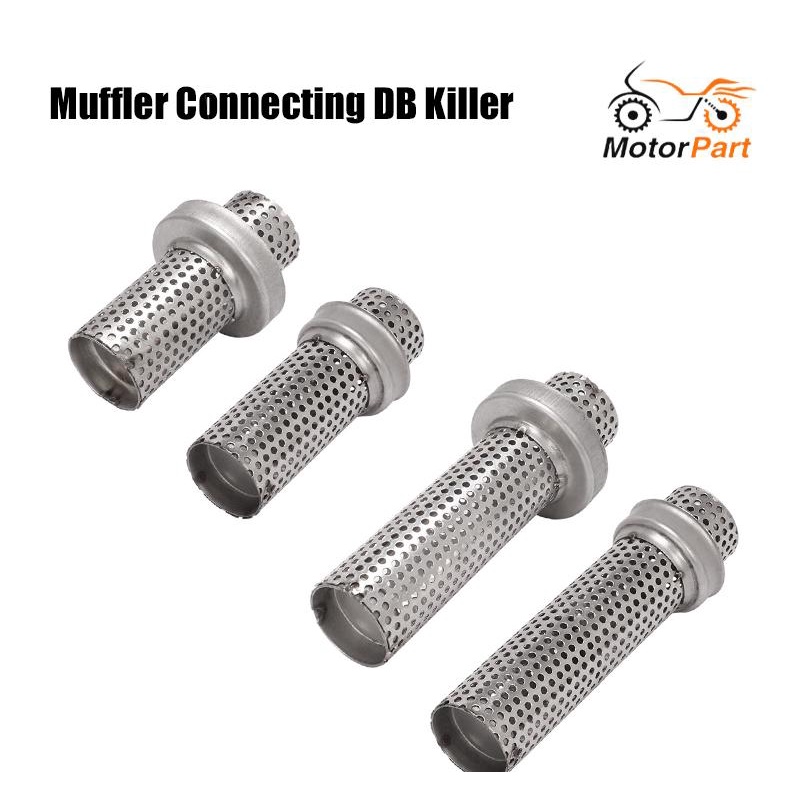 MOTOPARTS SHOP Universal Long/Short Motorcycle DB Killer Muffler Removable Silencer