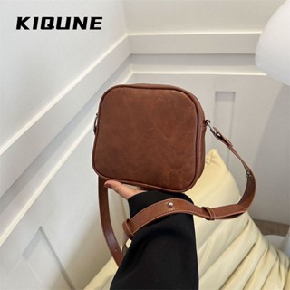 KIQUNE   กระเป๋าสะพาย ข้าง กระเป๋าผู้หญิงสะพายข้าง 2023 new  ทันสมัย ทันสมัย สบาย High quality L91TMD4 37Z230910