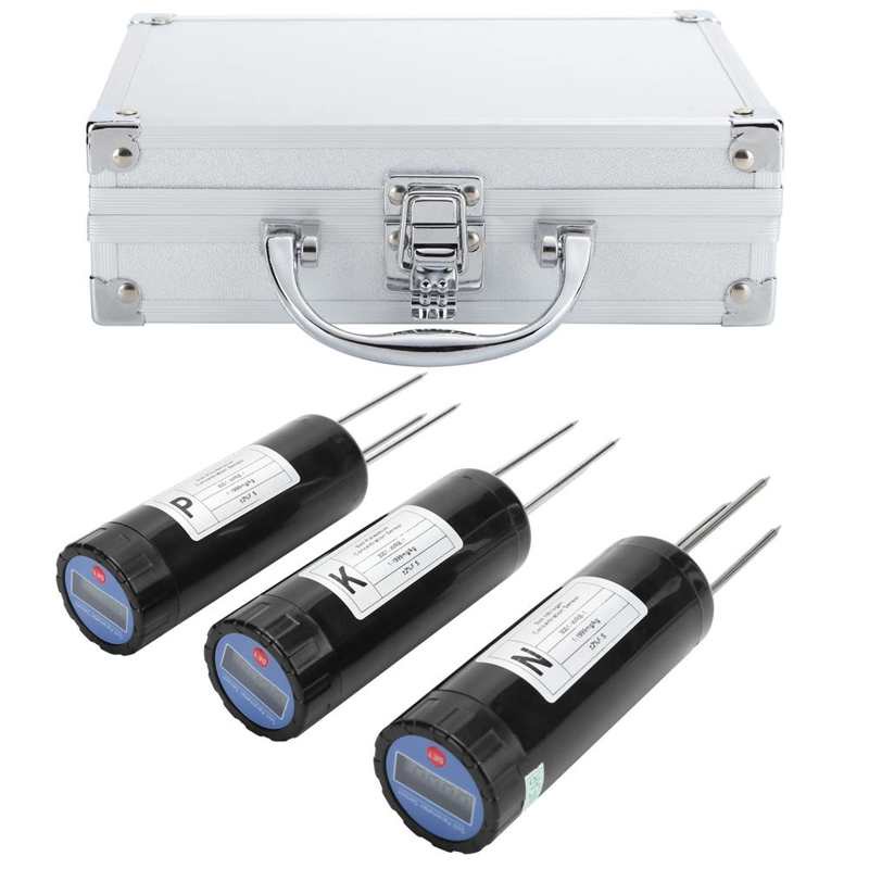 Portable PH Meter Soil Tester High Sensitivity Probe Nutrient Intelligent Fertilizer Detector Meter 
