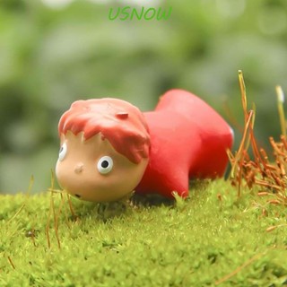 Usnow ฟิกเกอร์ Ponyo On The Cliff น่ารัก เครื่องประดับ สําหรับตกแต่งภายในรถยนต์