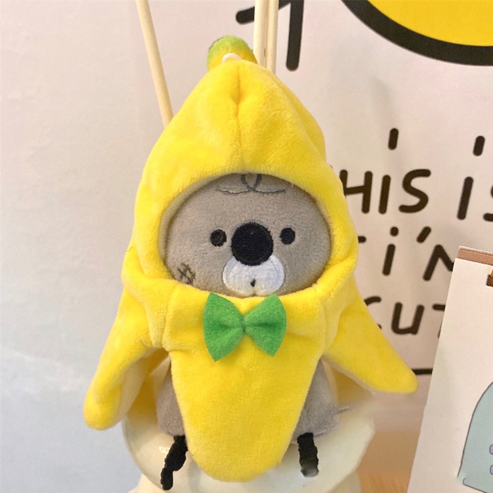 Tiktok ตุ๊กตากล้วย แมว ขนาดเล็ก พร็อพถ่ายรูปน่ารัก สําหรับสัตว์เลี้ยง สุนัข แมว