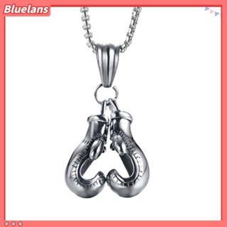 Bluelans สร้อยคอโซ่ จี้ถุงมือชกมวย เครื่องประดับแฟชั่นผู้ชาย