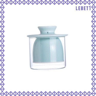 [Lebet] ถาดแก้วเซรามิค เคลือบเงา ขนาดใหญ่ จุน้ําได้เยอะ อเนกประสงค์ สําหรับใส่เนย น้ําผึ้ง ซอส