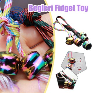 Begleri ของเล่นฟิดเจ็ต ลูกปัดทองแดง คลายเครียด สําหรับผู้ชาย ผู้หญิง K3U1