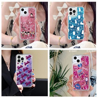 เคสโทรศัพท์มือถือ TPU แบบนิ่ม ลายการ์ตูนน่ารัก มีทรายไหล สําหรับ Samsung Galaxy Note 5 8 9 10 20 Ultra Plus Pro