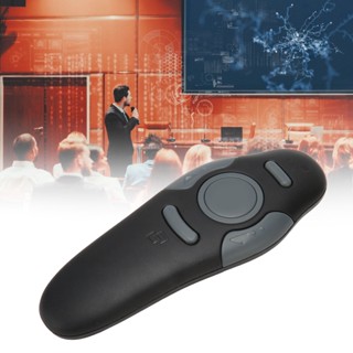 Player kingdom Presentation Clicker 2.4Ghz 49.2ft Control Range Plug and Play Frosted USB สำหรับคอมพิวเตอร์แล็ปท็อป PPT