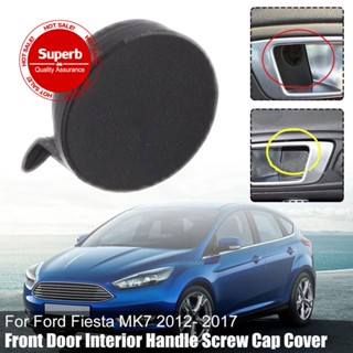 Sunisa1 ฝาครอบมือจับประตูรถยนต์ สีดํา สําหรับ Ford Focus 2012 Carnival Wing Bo V5P0