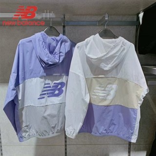 Newbalance100% เสื้อแจ็กเก็ต มีฮู้ด ระบายอากาศ ป้องกันแดด สําหรับผู้หญิง