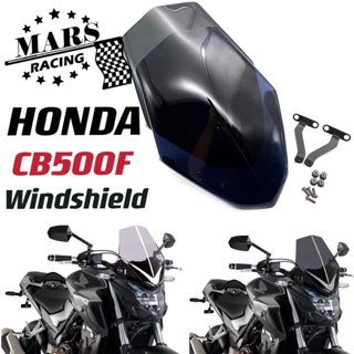 ชุดแผ่นเบี่ยงลมอลูมิเนียม อุปกรณ์เสริมรถจักรยานยนต์ สําหรับ HONDA CB500F CB-500F 2015 2016 2017 2018 2019 2020