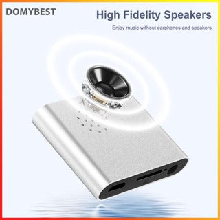 ❤ Domybest เครื่องเล่นเสียง ขนาดเล็ก รองรับการ์ด TF 180mAh สําหรับเด็กผู้ชาย และเด็กผู้หญิง