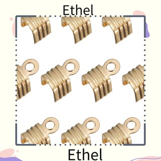 Ethel1 ปลายสายไฟ โลหะผสม 4x6.5 มม. 600 ชิ้น สําหรับสร้อยคอ สร้อยข้อมือ