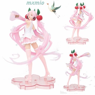 ตุ๊กตาฟิกเกอร์ MXMIO Miku Hatsune Girls Sakura Miku ขนาด 20 ซม. สีชมพู สําหรับเก็บสะสม ของขวัญ