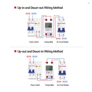 Tmt เครื่องวัดพลังงานไฟฟ้าดิจิทัล หน้าจอ LCD เฟสเดียว DIN-Rail 5-80A 220V 50Hz DDM15SC