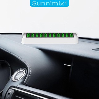 [Sunnimix1] หมายเลขโทรศัพท์ชั่วคราว ขนาดกะทัดรัด สําหรับจอดรถยนต์