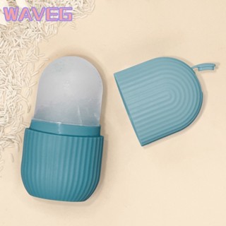 wave Wave ใหม่ Reusable Icing Cooling ถ้วยนวดน้ำแข็งเย็นลูกกลิ้งนวด Freezable Face Massager สำหรับกล้ามเนื้อ Cold Therapy Skin Care Tools