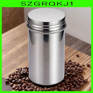[szgrqkj1] กระปุกเก็บเมล็ดกาแฟ แบบสเตนเลสสตีล ฝาปิดสุญญากาศ อเนกประสงค์ สําหรับถั่ว