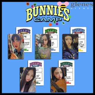 Glenes NewJeans การ์ดโลโม่ อัลบั้มรูป Idol Bunnies Camp NewJeans 5 ชิ้นต่อชุด สําหรับหอพัก