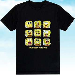 เสื้อยืดคอกลม แขนสั้น พิมพ์ลายการ์ตูน SpongeBob SquarePants Pie Big Star Octopus Brother Crab Boss 2 3 4 5 6 7 8 9 10 11 12 ปี ไซซ์ 110 120 13 140 150