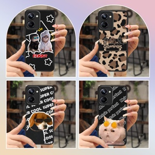 texture youth Phone Case For OPPO Realme10 Pro 5G Phone lens protection Back Cover soft shell couple Cartoon funny Silica gel