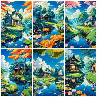 🔥ปริศนา🔥【Summer House】Jigsaw Puzzle 300 ชิ้น 500 ชิ้น 1000 ชิ้น Ultra HD Wood Puzzle การจัดส่งที่รวดเร็ว ปริศนา Bashwood พรีเมี่ยมพรีเมี่ยมสำหรับผู้ใหญ่ Unclassing ของขวัญวันเกิดปริศนาที่กำหนดเอง ปริศนาอะนิเมะ