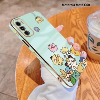 สําหรับ Motorola Moto G10 G22 G30 G50 5G G52 G60 G40 เคสโทรศัพท์มือถือแบบนิ่ม TPU กันกระแทก ลายตุ๊กตา Baokemeng หรูหรา