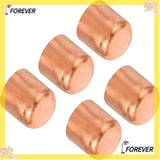 Forever จุกปิดปลายท่อทองแดง สีชมพู 13 × 20 มม. 5 ชิ้น