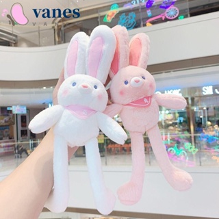 Vanes1 พวงกุญแจ จี้ตุ๊กตากระต่ายน่ารัก เครื่องประดับแฟชั่น DIY สําหรับกระเป๋านักเรียน