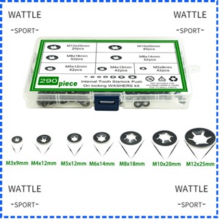 Wattle น็อตดัน เหล็กแมงกานีส M3-M12 65 290 ชิ้น