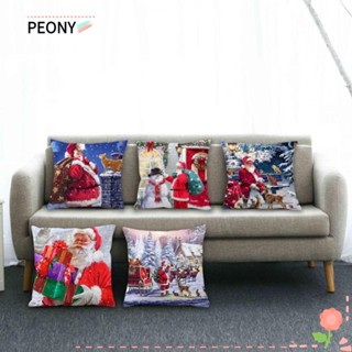 Peonypavilion ปลอกหมอน ปักลายคริสต์มาส สําหรับตกแต่งบ้าน ปาร์ตี้คริสต์มาส