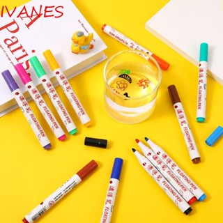 Ivanes แปรงปากกาน้ํา แบบลอยน้ํา สีสันสดใส ของเล่นสําหรับเด็ก