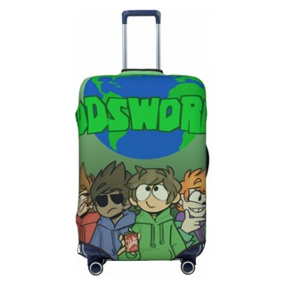 Eddsworld ผ้าคลุมกระเป๋าเดินทาง กันฝุ่น กันรอยขีดข่วน ความยืดหยุ่นสูง 18-32 นิ้ว