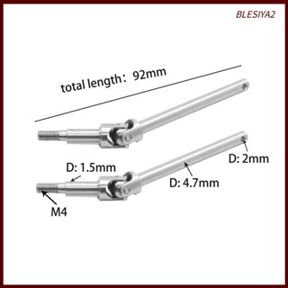 [Blesiya2] อะไหล่เพลาขับ 1/12 CVD สําหรับรถบังคับ MN128 DIY 2 ชิ้น