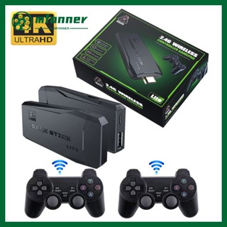 พร้อมส่ง เกมคอนโซลไร้สาย 10000+ 9 Emulators Dual 2.4G สไตล์เรโทร