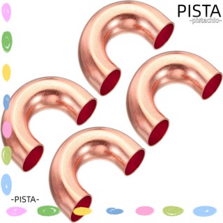 Pista ข้อต่อท่อทองแดง แบบกลวง งอ 180 องศา 4 ชิ้น