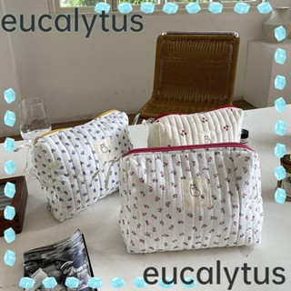 Eucalytus1 กระเป๋าเครื่องสําอาง แบบพกพา สไตล์เกาหลี