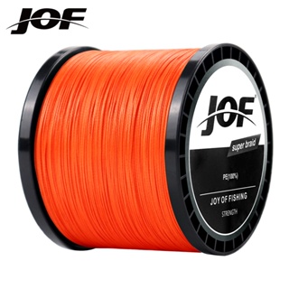 Jof สายเอ็นตกปลา PE ถัก 100% 4/8 เส้น 1000 ม. อุปกรณ์เสริม สไตล์ญี่ปุ่น