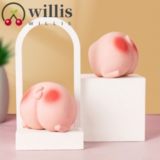 Willis ของเล่นเคี้ยวก้นยางกัด รูปก้นหมู แบบนิ่ม บรรเทาความเบื่อ สําหรับสัตว์เลี้ยง สุนัข