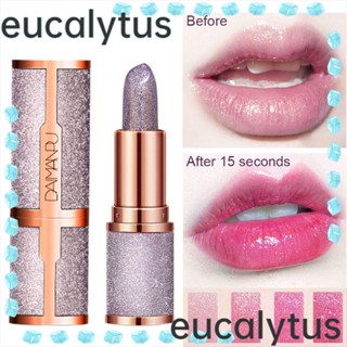 Eucalytus1 ลิปสติก เนื้อกํามะหยี่ กลิตเตอร์ สีแดง สีชมพู กันน้ํา ติดทนนาน