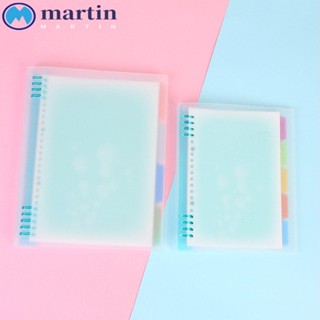 Martin ปกสมุดโน้ตบุ๊ก แบบใส ขนาด A4 A5 B5 สีแคนดี้
