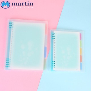 Martin ปกสมุดโน้ตบุ๊ก แบบใส ขนาด A4 A5 B5 สีแคนดี้