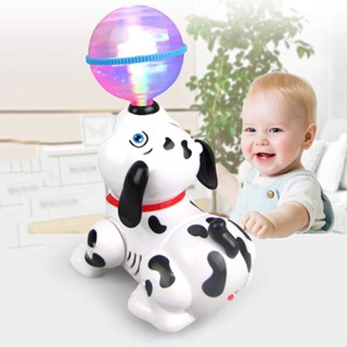 Children s toy top ball stunt dog infant with sound will move electric dancing rotating puppy boy and girl